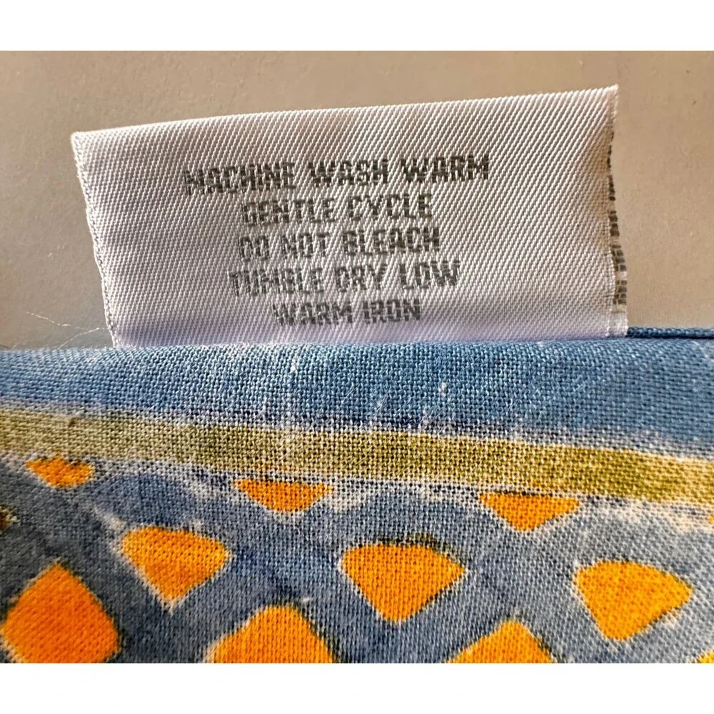 Set of 4 Williams Sonoma New Bright Spring Cloth Napkins 100% Cotton 20